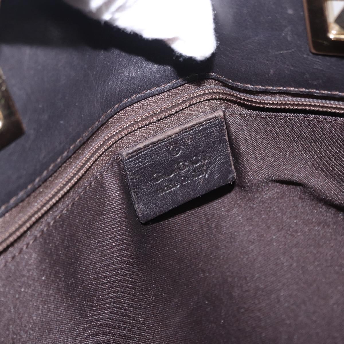 GUCCI GG Canvas Tote Bag Beige Gold 002 1099 Auth 200057