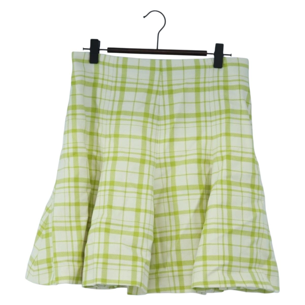 Christian Dior skirt Wool Green Auth 200066V