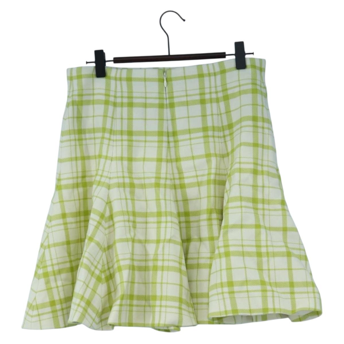 Christian Dior skirt Wool Green Auth 200066V