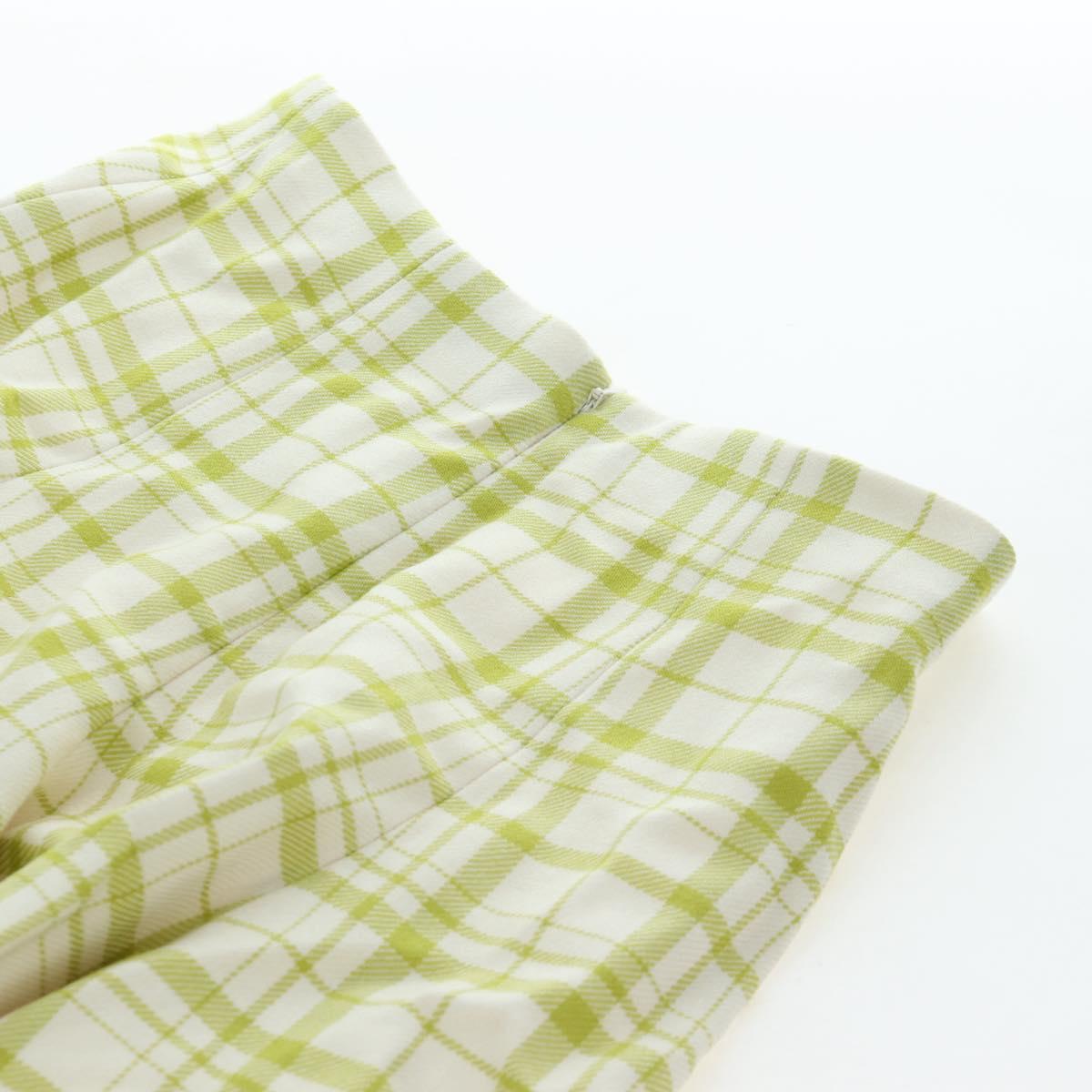 Christian Dior skirt Wool Green Auth 200066V
