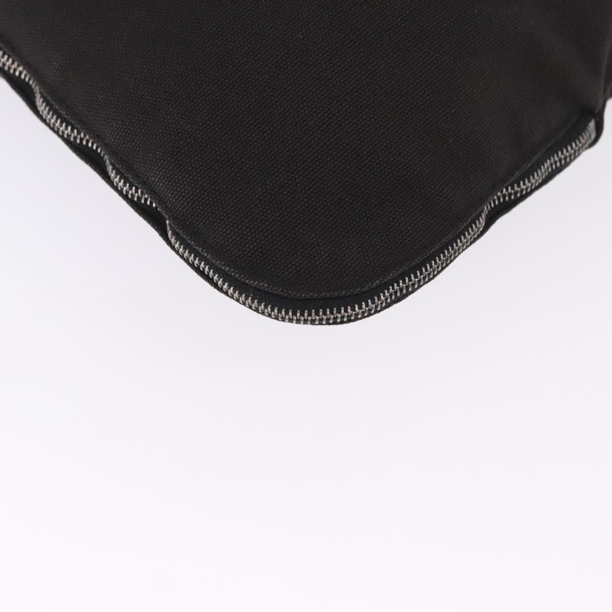 HERMES Fourre Tout Porte Documents Business Bag Canvas Gray Auth 200068A