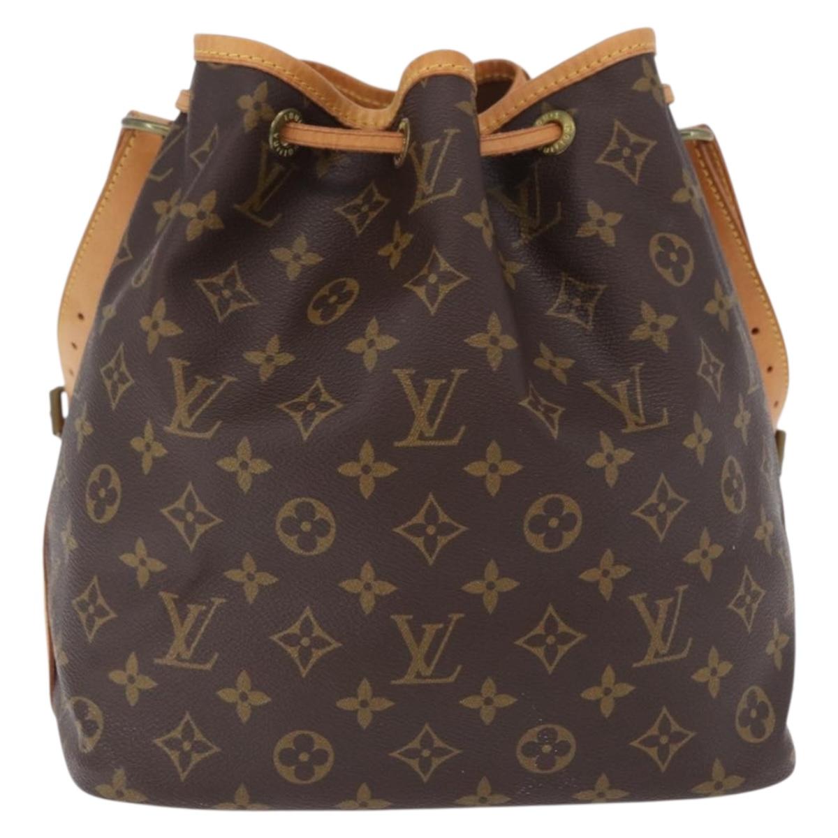 LOUIS VUITTON Monogram Petit Noe Shoulder Bag M42226 LV Auth 200072A