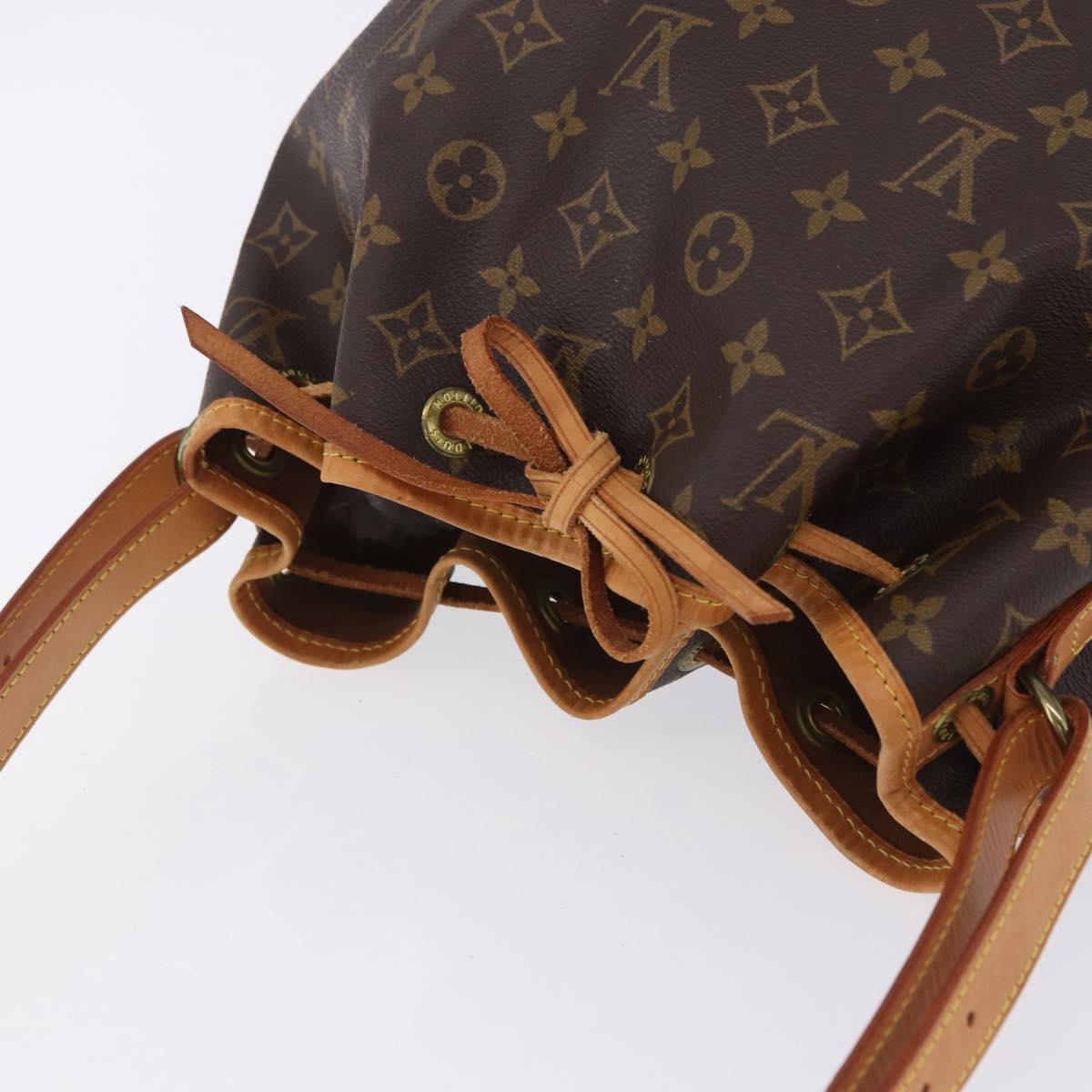 LOUIS VUITTON Monogram Petit Noe Shoulder Bag M42226 LV Auth 200072A