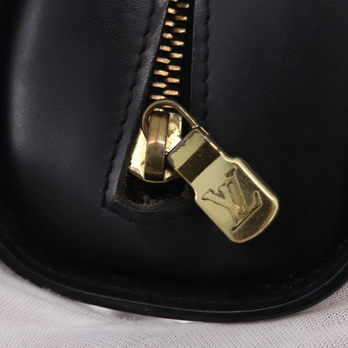 LOUIS VUITTON Epi Dauphine GM Cosmetic Pouch Black M48432 LV Auth 200075