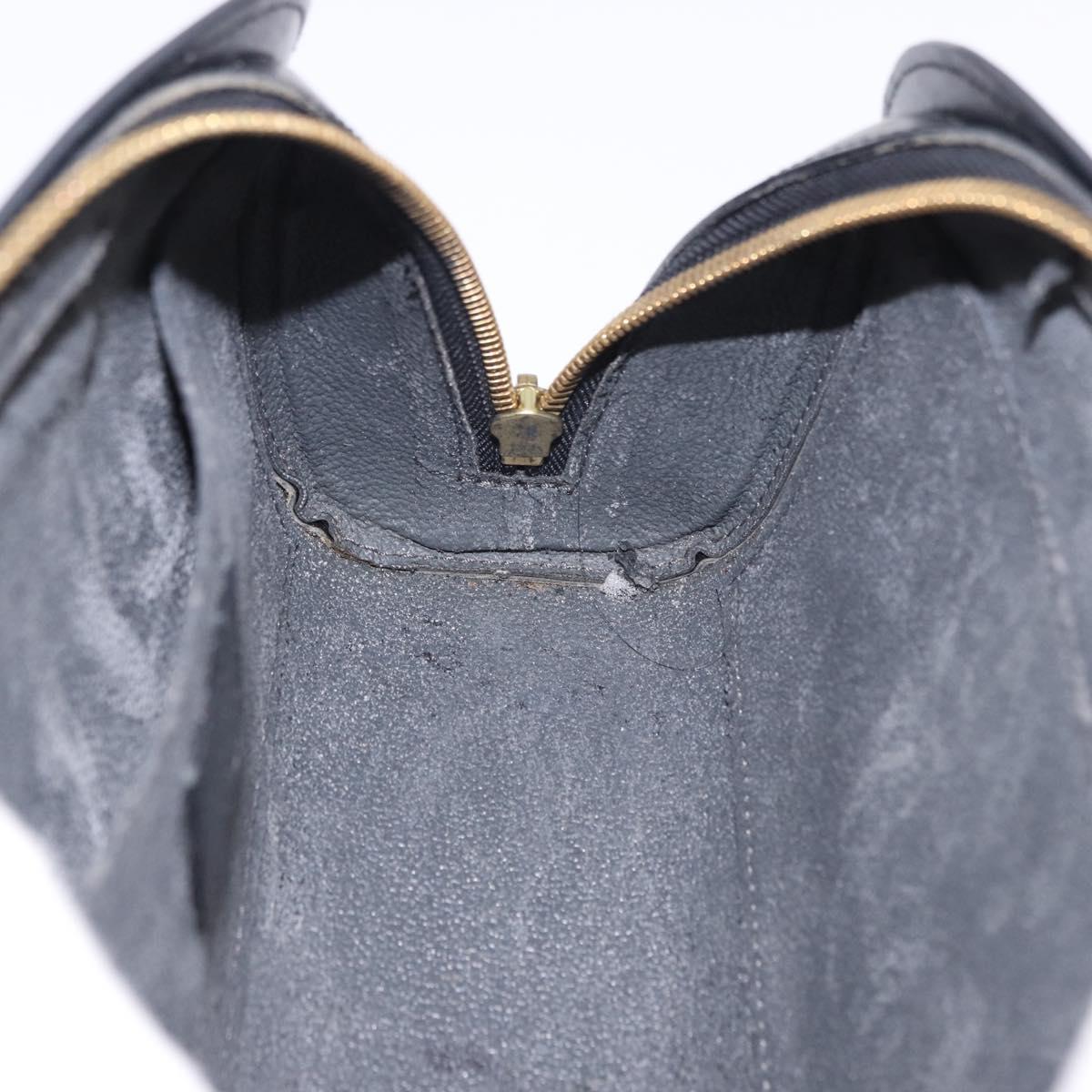 LOUIS VUITTON Epi Dauphine GM Cosmetic Pouch Black M48432 LV Auth 200075