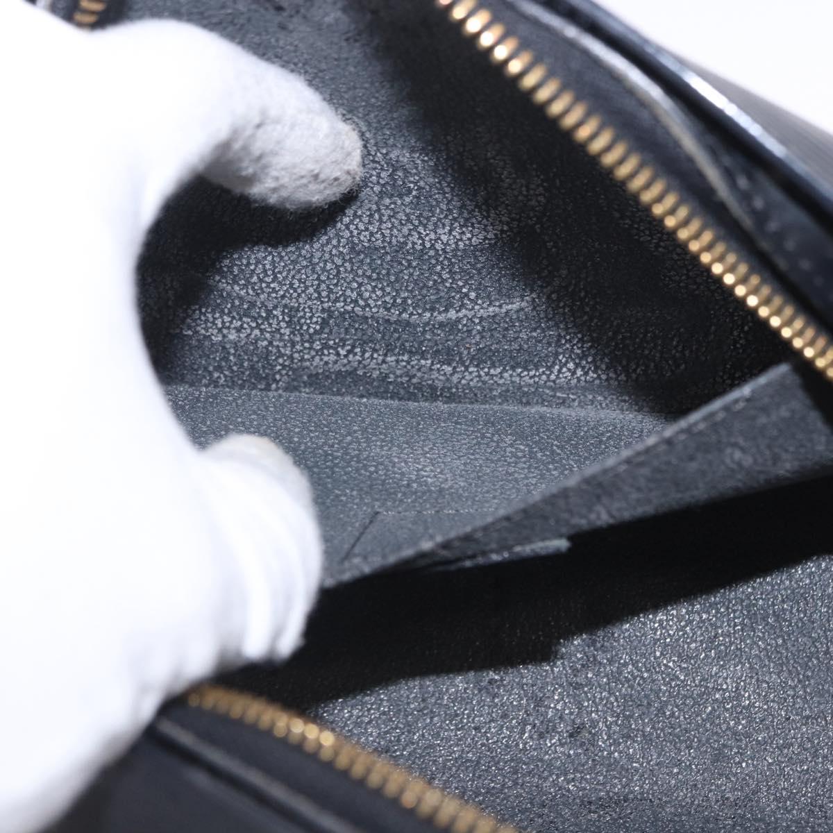 LOUIS VUITTON Epi Dauphine GM Cosmetic Pouch Black M48432 LV Auth 200075
