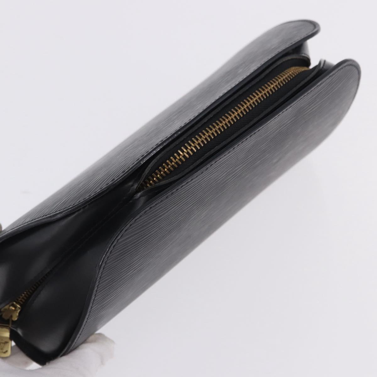 LOUIS VUITTON Epi Dauphine GM Cosmetic Pouch Black M48432 LV Auth 200075