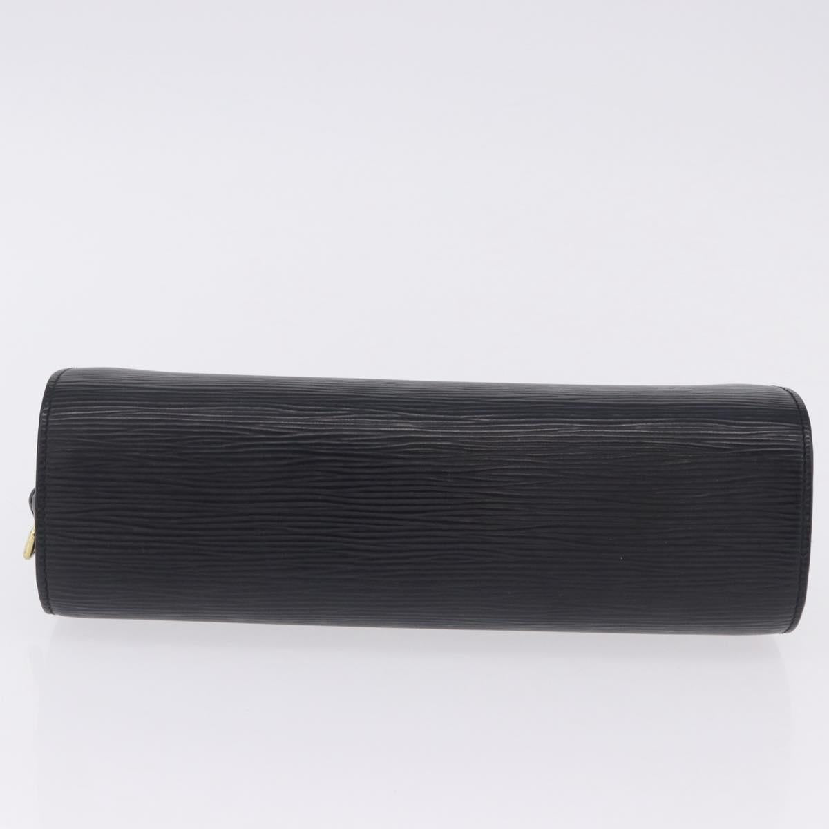 LOUIS VUITTON Epi Dauphine GM Cosmetic Pouch Black M48432 LV Auth 200075