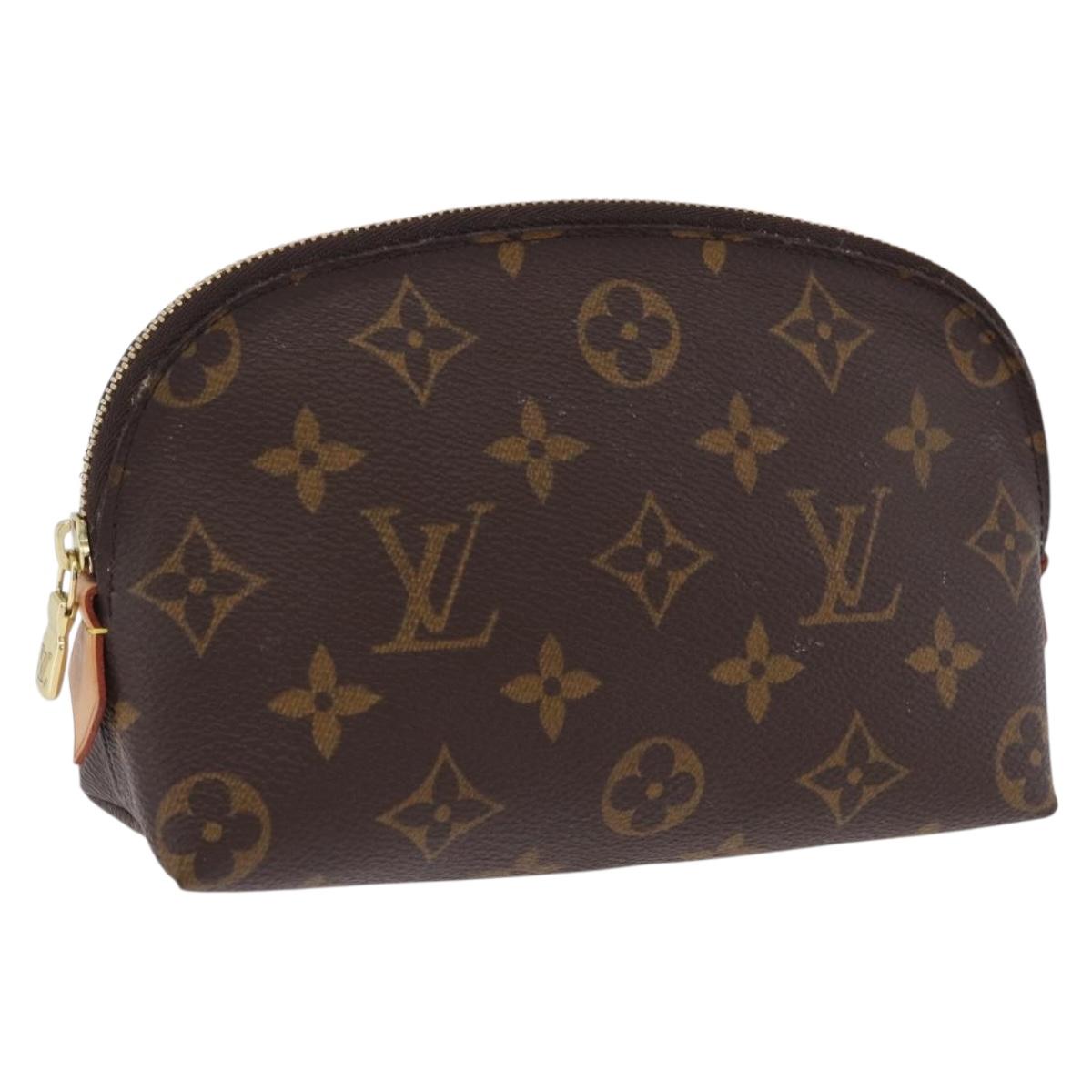 LOUIS VUITTON Monogram Pochette Cosmetic PM Pouch M43998 LV Auth 200076