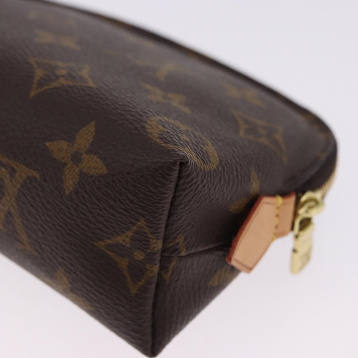 LOUIS VUITTON Monogram Pochette Cosmetic PM Pouch M43998 LV Auth 200076
