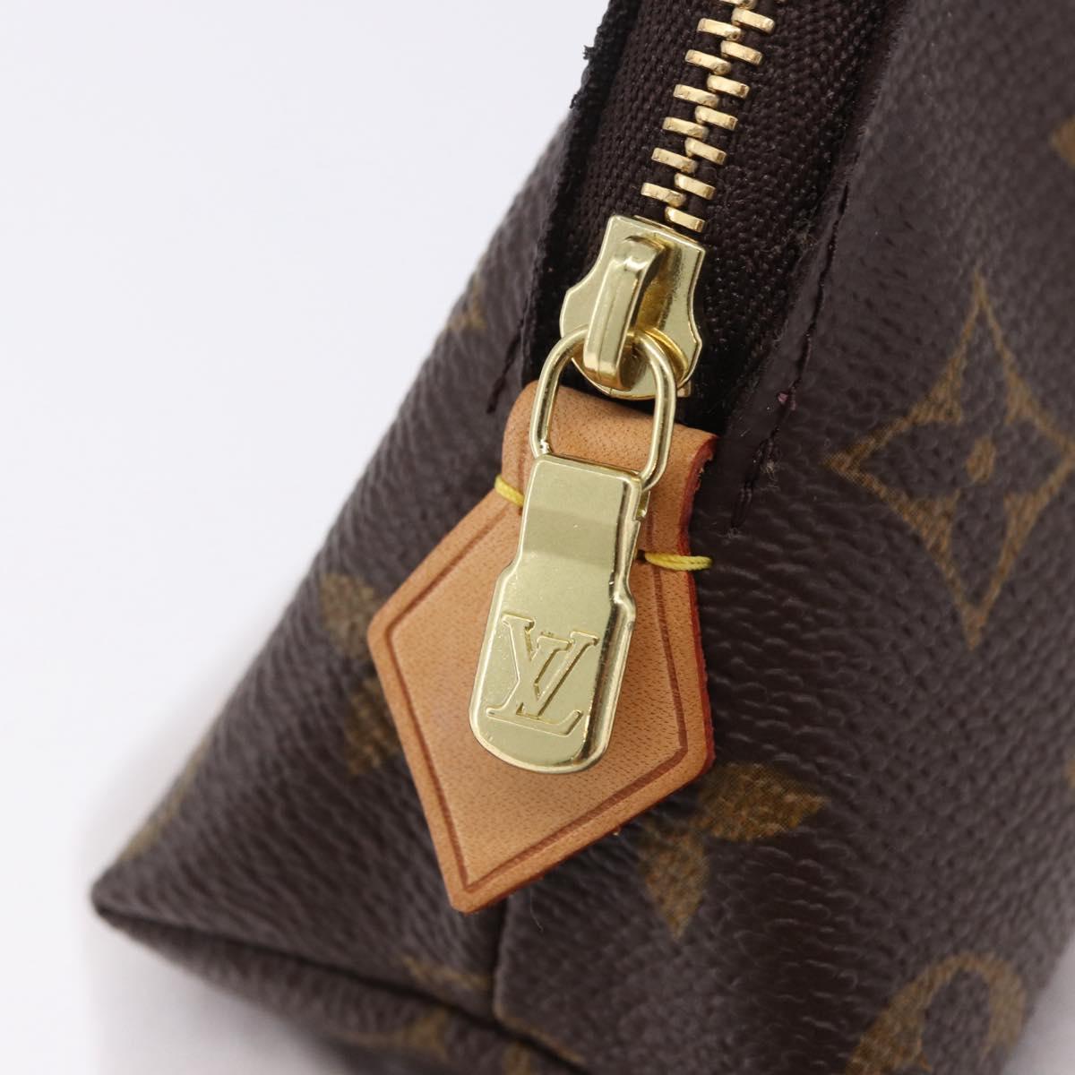 LOUIS VUITTON Monogram Pochette Cosmetic PM Pouch M43998 LV Auth 200076