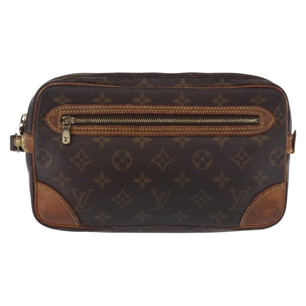 LOUIS VUITTON Monogram Marly Dragonne GM Clutch Bag M51825 LV Auth 200077