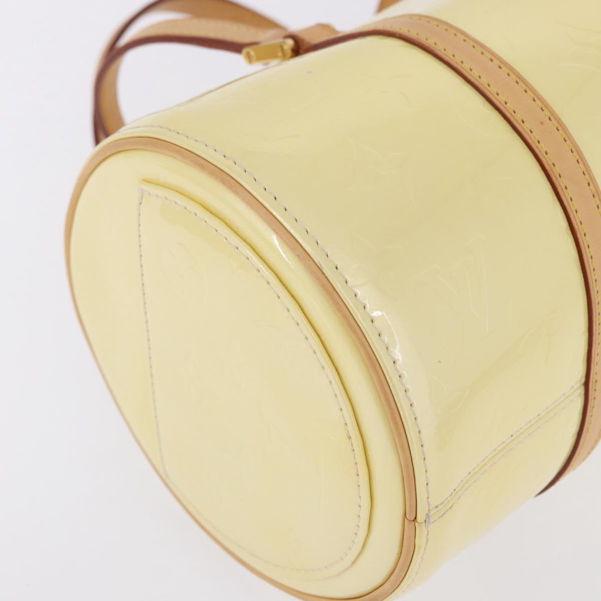 LOUIS VUITTON Monogram Vernis Bedford Hand Bag Perle M91006 LV Auth 200085V