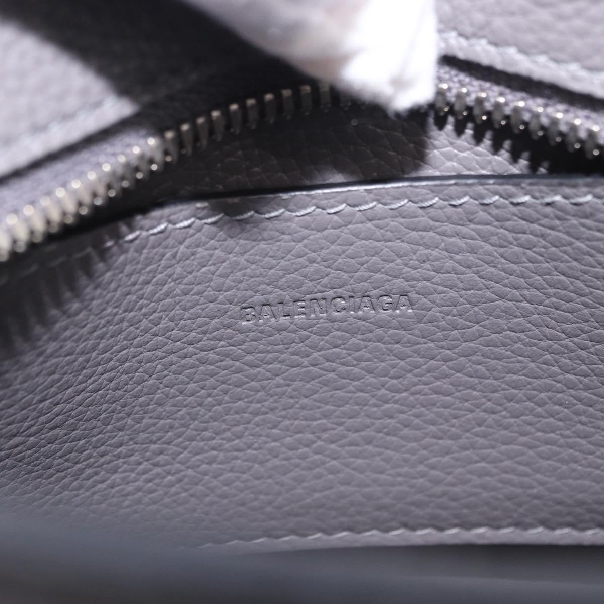 BALENCIAGA Neo Classic City Mini Bag Leather 2way Gray 638524 Auth 200088SAM