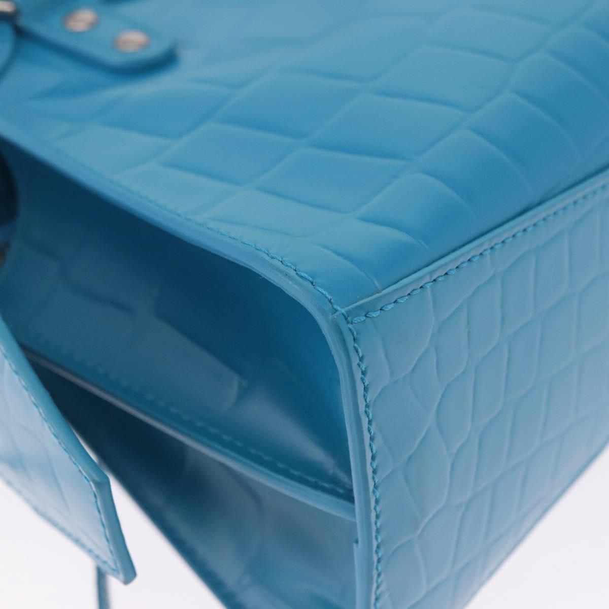BALENCIAGA Neo Classic City Mini Bag Leather 2way Blue 638524 Auth 200089SAM