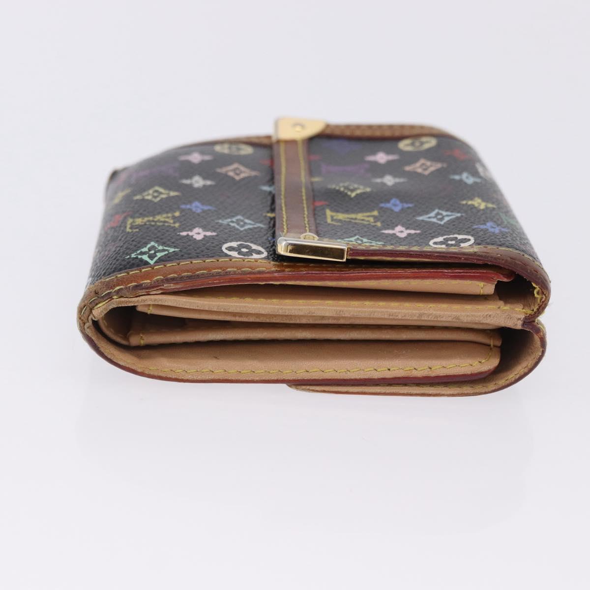 LOUIS VUITTON Multicolor Porte Monnaie Billets Cartes Credit M92984 Auth 200093