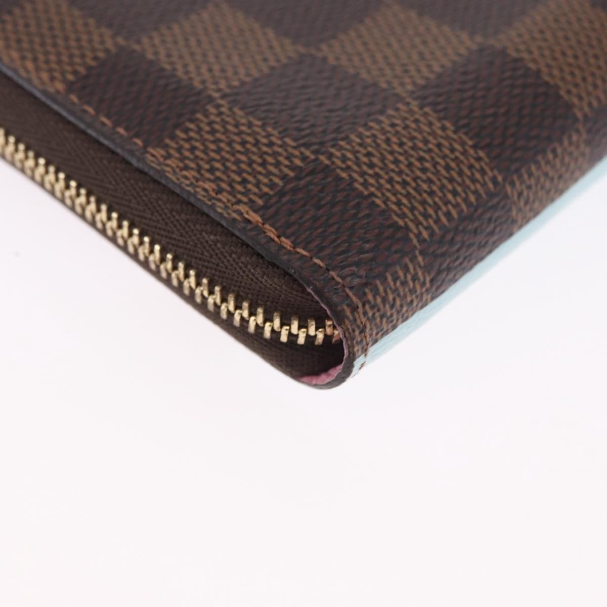 LOUIS VUITTON Damier Ebene Zippy Coin Purse N40721 LV Auth 200094A
