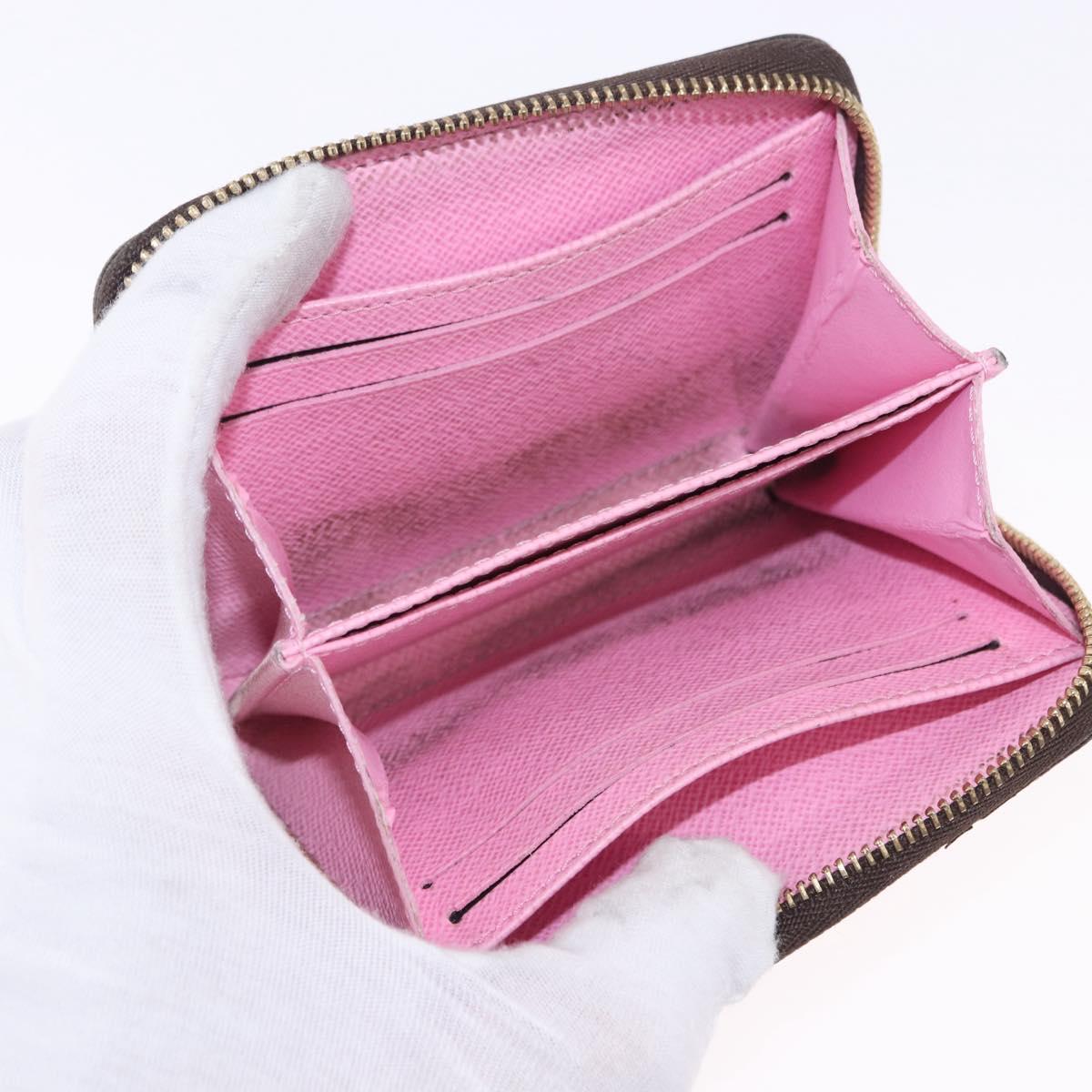 LOUIS VUITTON Damier Ebene Zippy Coin Purse N40721 LV Auth 200094A