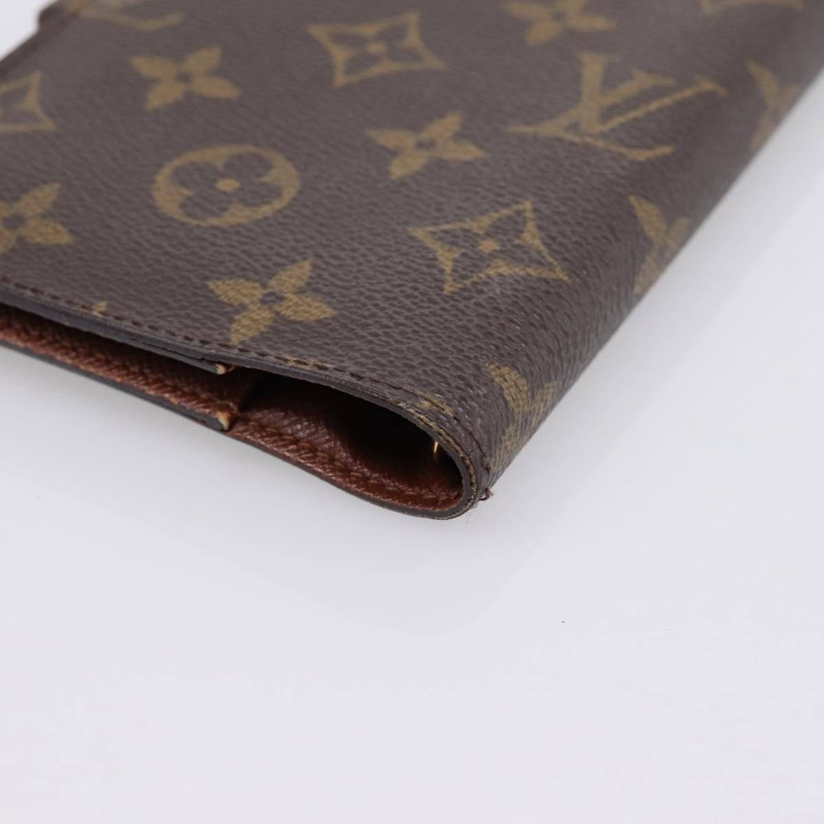 LOUIS VUITTON Monogram Agenda PM Day Planner Cover R20005 LV Auth 200095