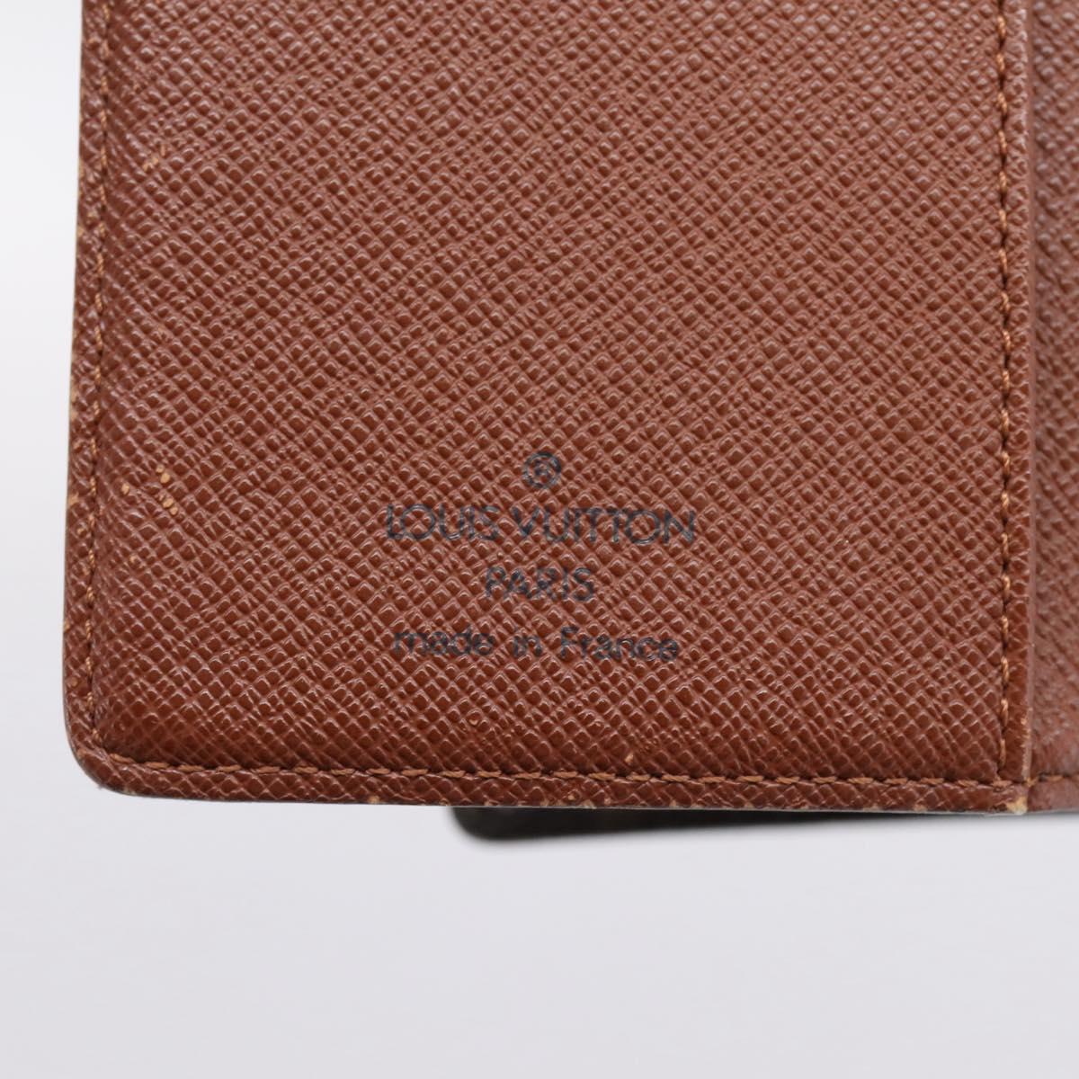 LOUIS VUITTON Monogram Agenda PM Day Planner Cover R20005 LV Auth 200095