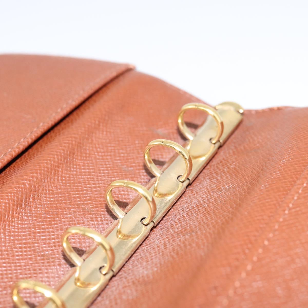 LOUIS VUITTON Monogram Agenda PM Day Planner Cover R20005 LV Auth 200095