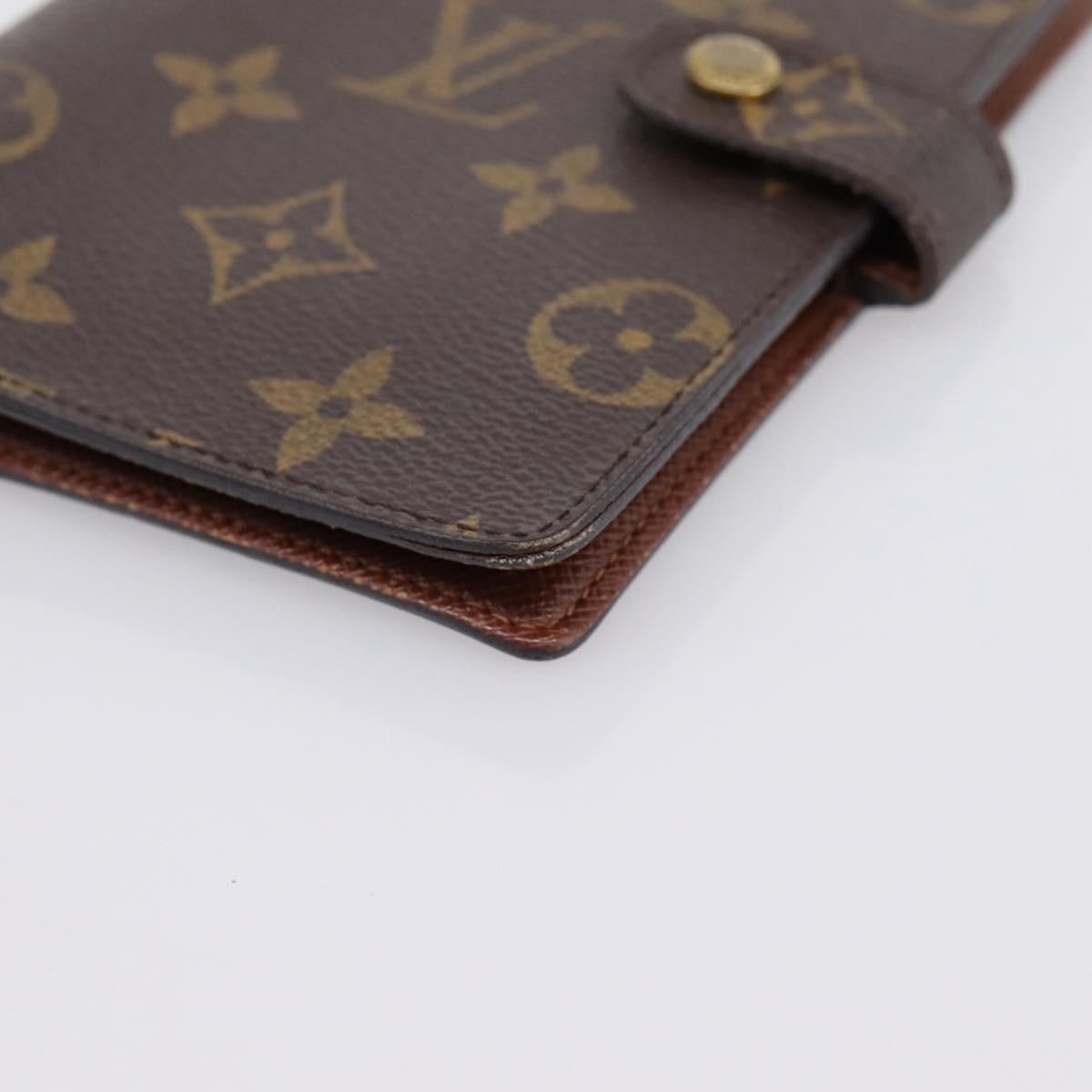 LOUIS VUITTON Monogram Agenda PM Day Planner Cover R20005 LV Auth 200095