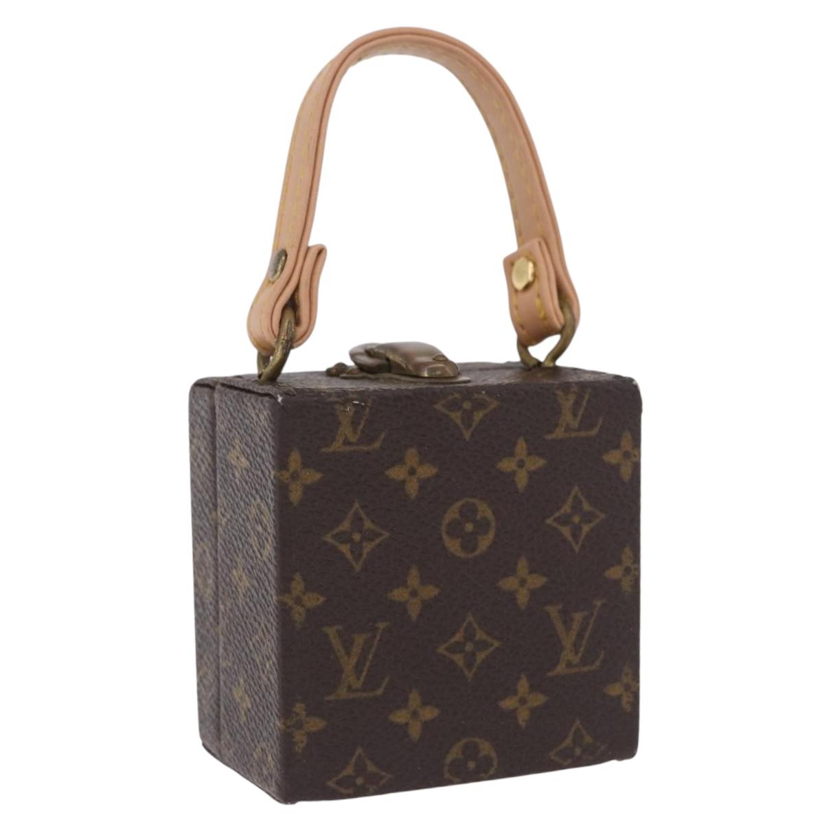 LOUIS VUITTON Monogram Jewelry Case Jewelry Box LV Auth 200102
