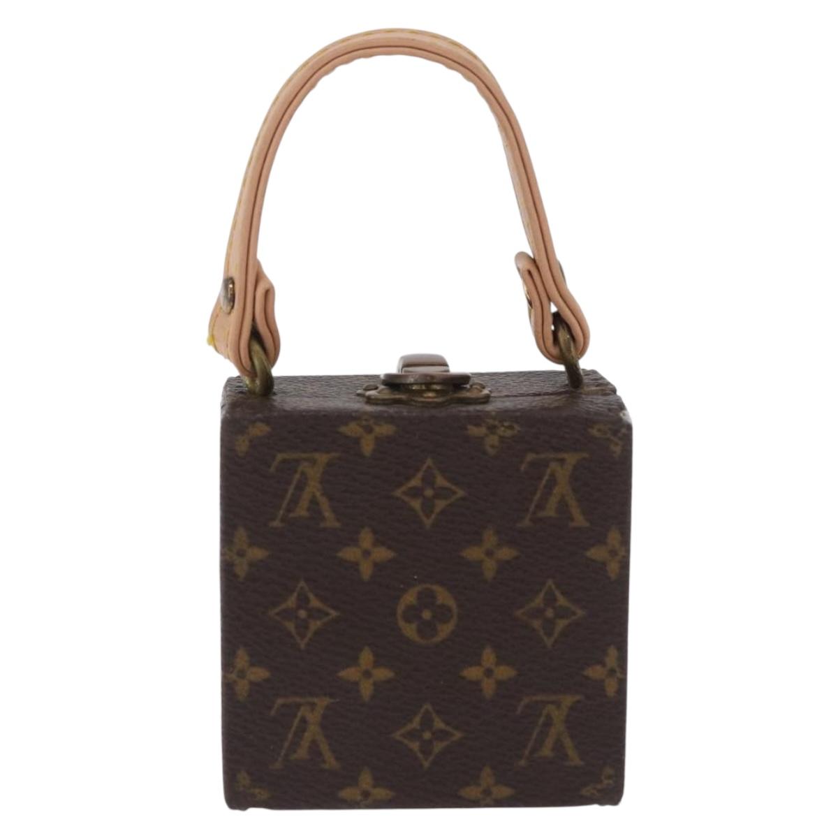 LOUIS VUITTON Monogram Jewelry Case Jewelry Box LV Auth 200102