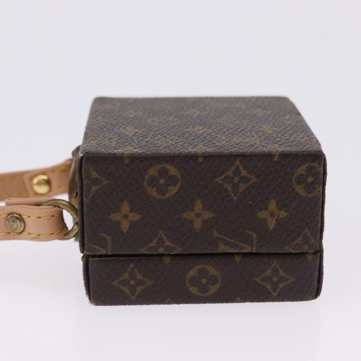 LOUIS VUITTON Monogram Jewelry Case Jewelry Box LV Auth 200102
