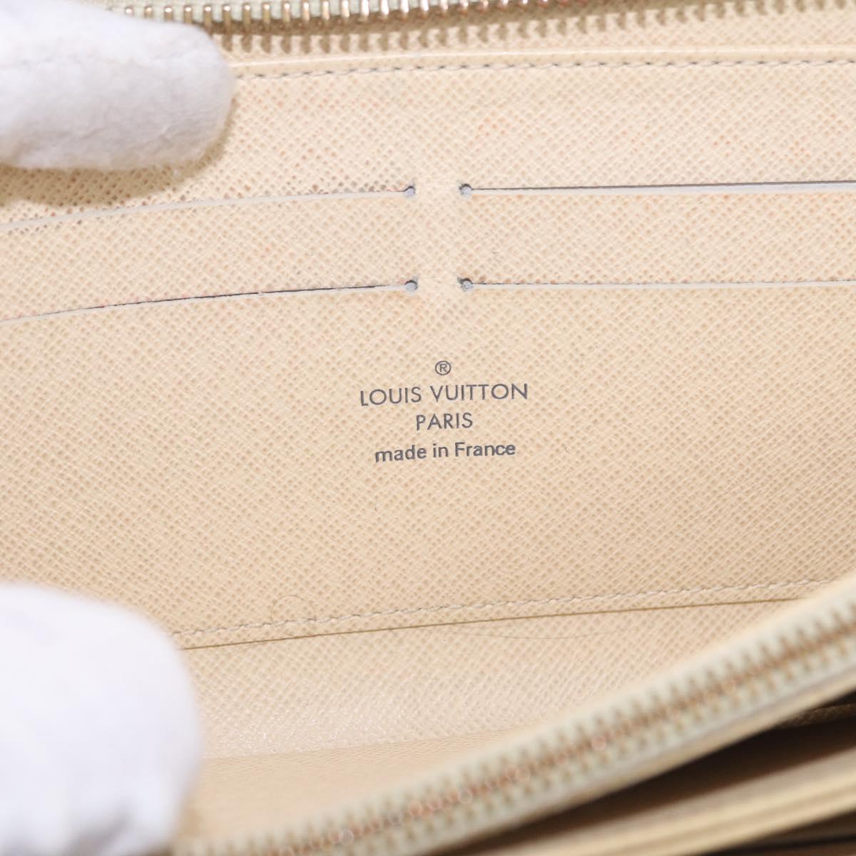 LOUIS VUITTON Damier Azur Zippy Wallet Long Wallet N60019 LV Auth 200103