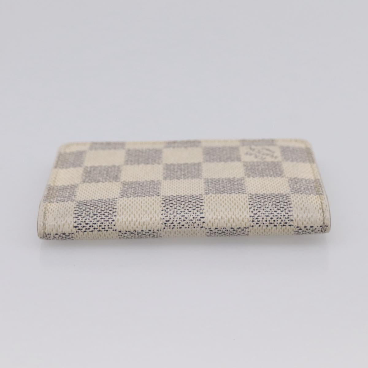 LOUIS VUITTON Damier Azur Organizer Dupoch Card Case N61727 LV Auth 200104