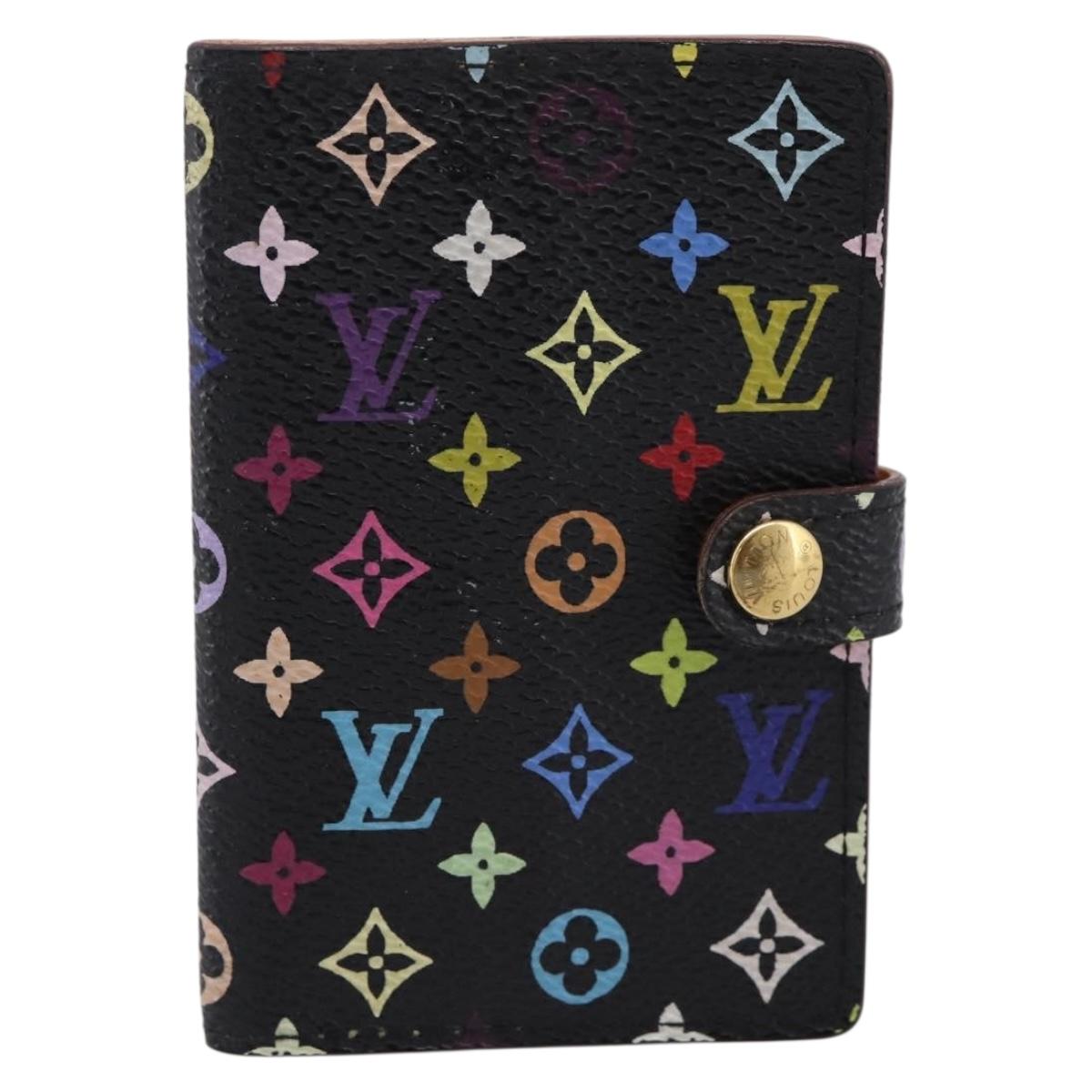 LOUIS VUITTON Multicolor Carnet de Val Mini Agenda Cover M92652 LV Auth 200105