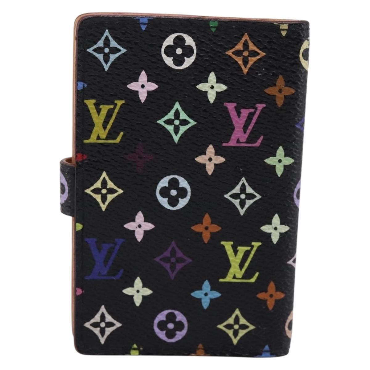 LOUIS VUITTON Multicolor Carnet de Val Mini Agenda Cover M92652 LV Auth 200105