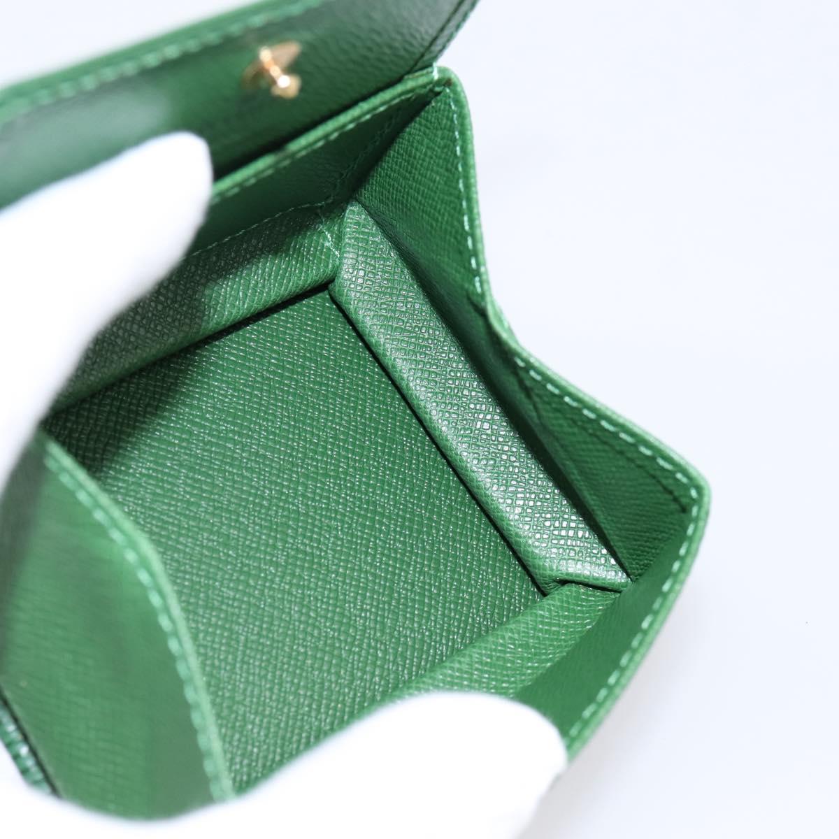 LOUIS VUITTON Epi Porte Monnaie Boite Coin Purse Green M63694 LV Auth 200106V