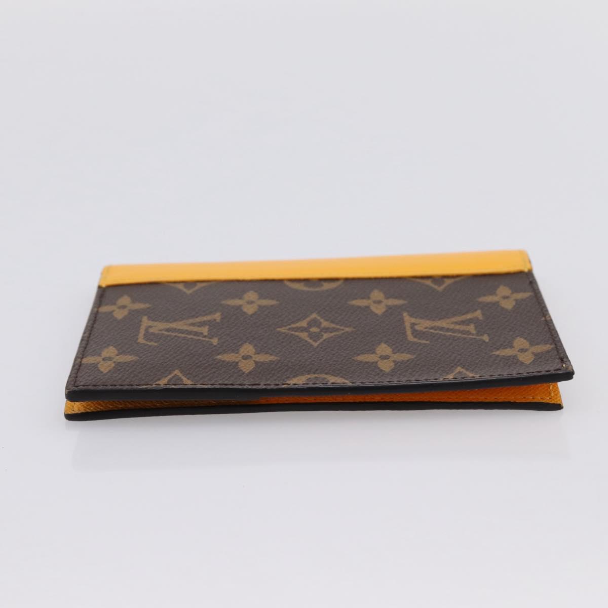 LOUIS VUITTON Monogram Macassar Couverteur Passport NM M12827 LV Auth 200109V