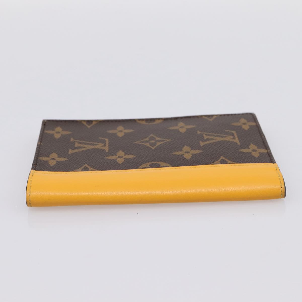 LOUIS VUITTON Monogram Macassar Couverteur Passport NM M12827 LV Auth 200109V