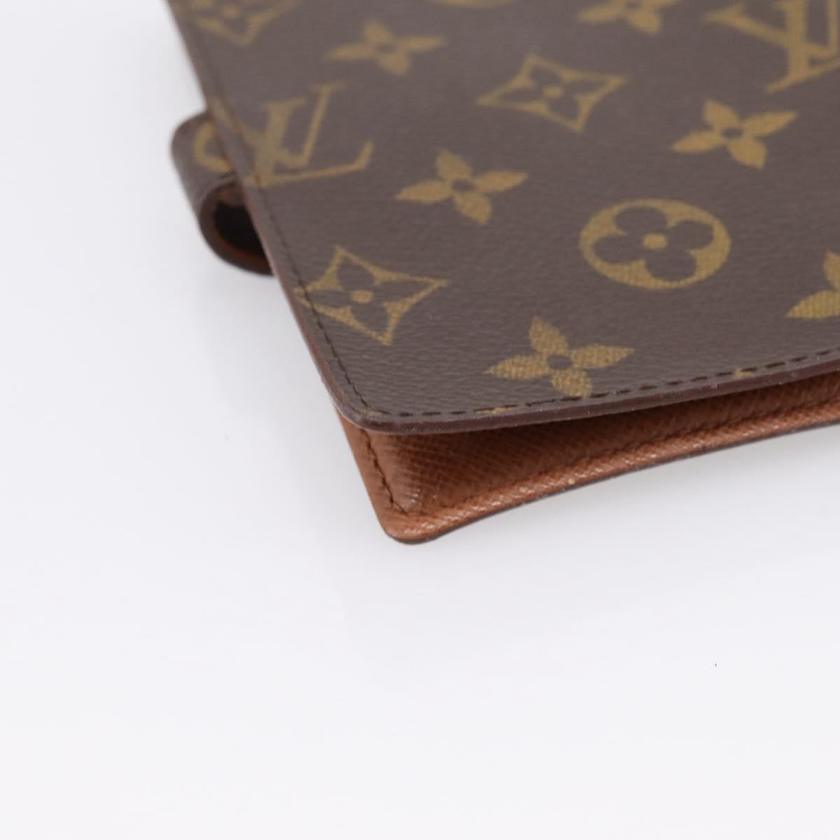 LOUIS VUITTON Monogram Agenda PM Day Planner Cover R20005 LV Auth 200110