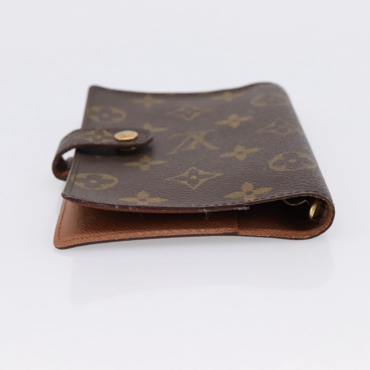 LOUIS VUITTON Monogram Agenda PM Day Planner Cover R20005 LV Auth 200110