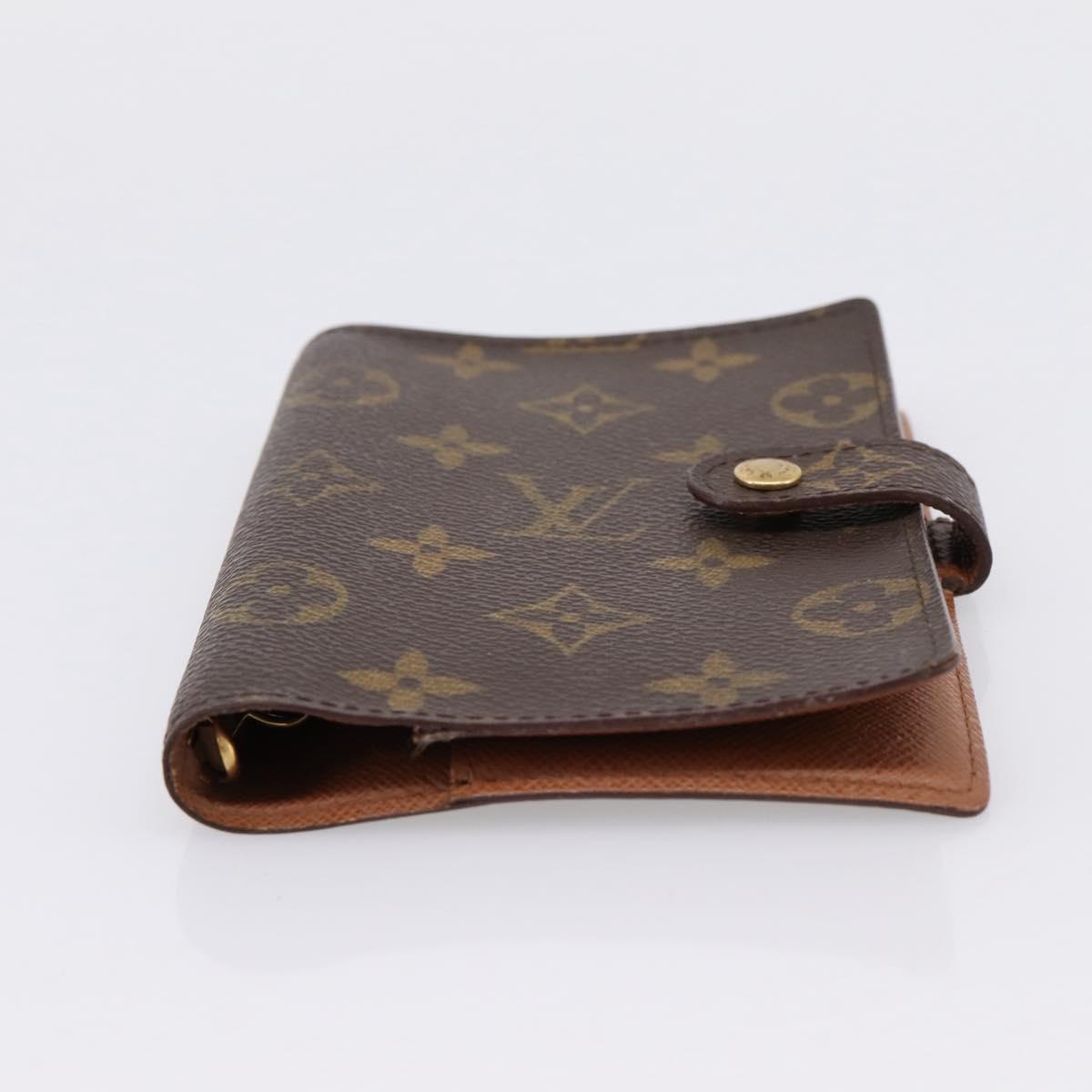 LOUIS VUITTON Monogram Agenda PM Day Planner Cover R20005 LV Auth 200110