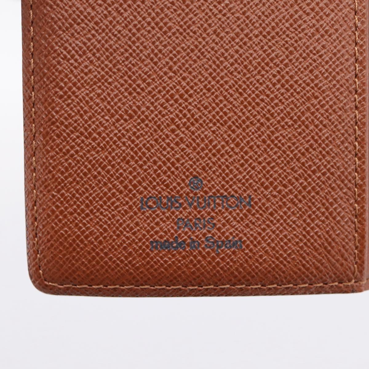 LOUIS VUITTON Monogram Agenda PM Day Planner Cover R20005 LV Auth 200111