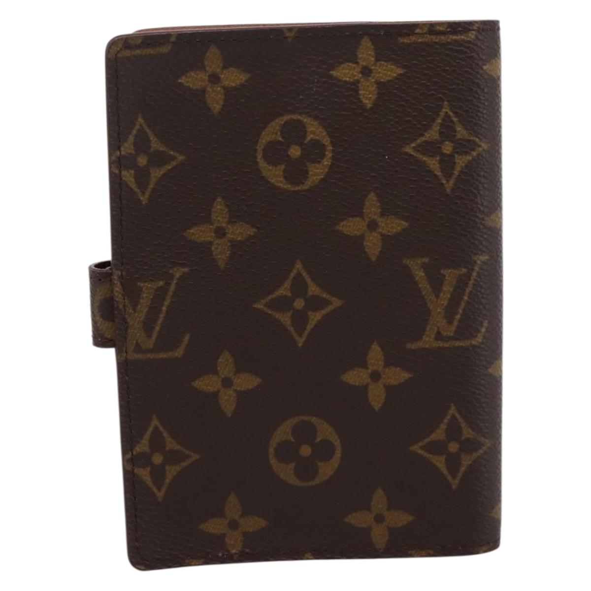 LOUIS VUITTON Monogram Agenda PM Day Planner Cover R20005 LV Auth 200111