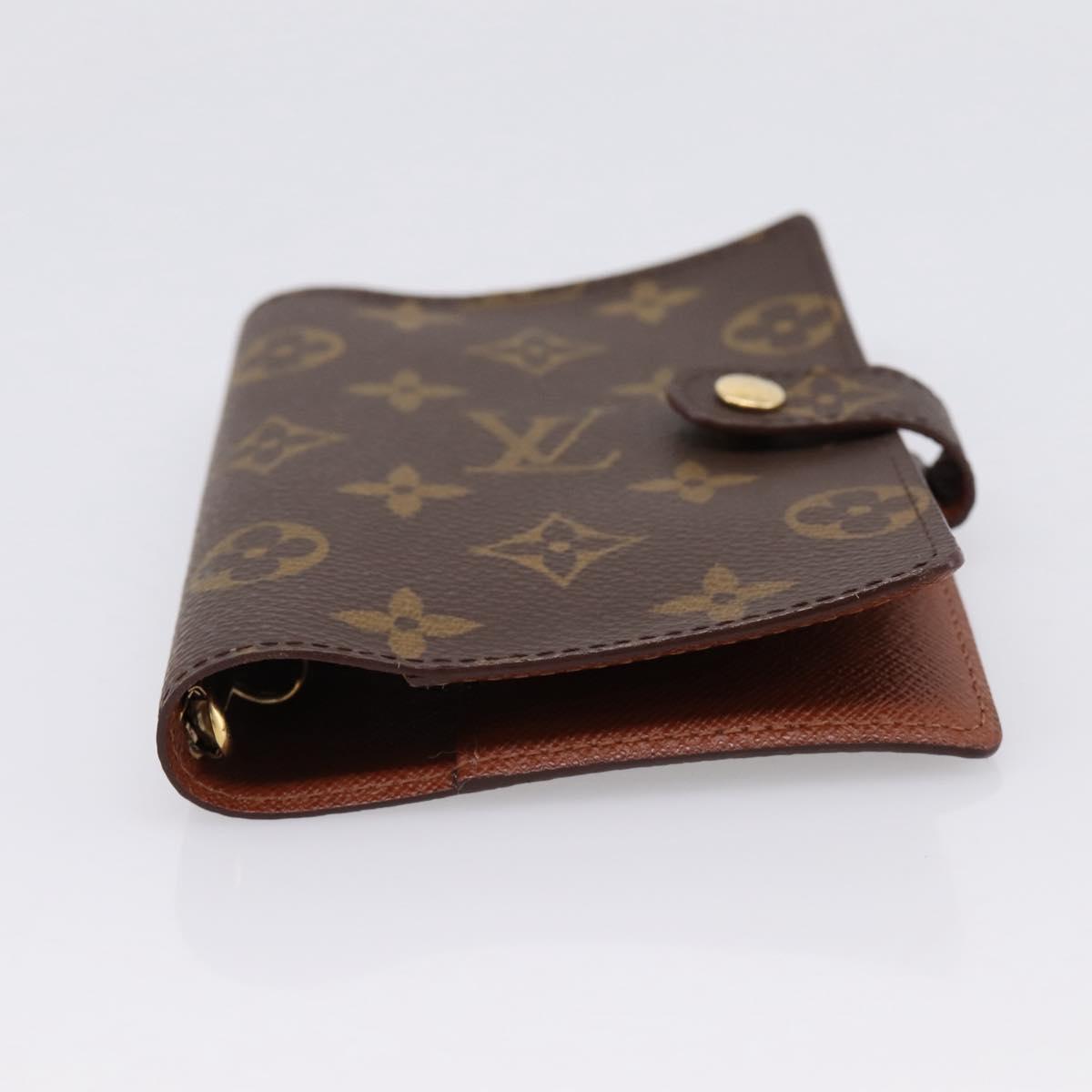 LOUIS VUITTON Monogram Agenda PM Day Planner Cover R20005 LV Auth 200111