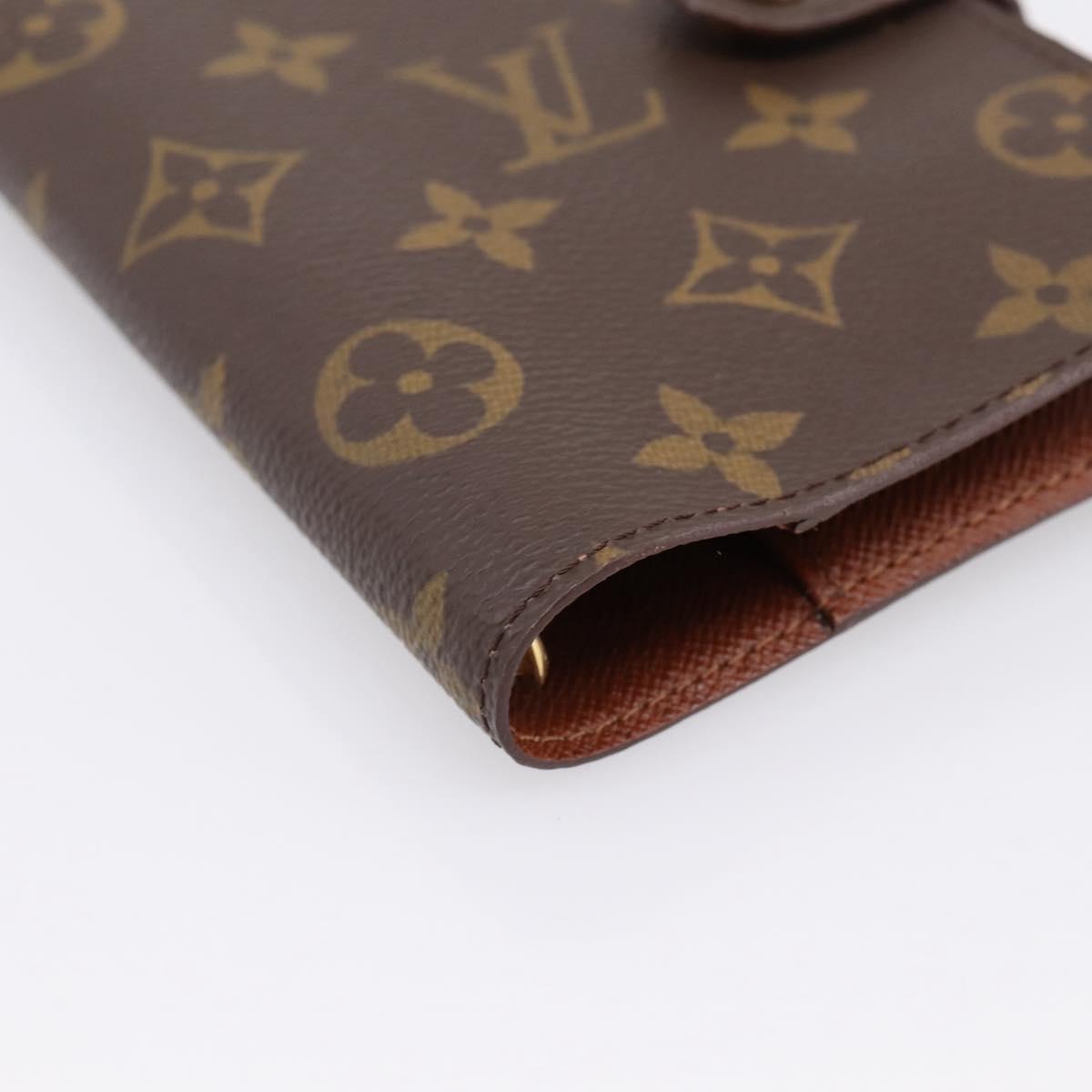 LOUIS VUITTON Monogram Agenda PM Day Planner Cover R20005 LV Auth 200111