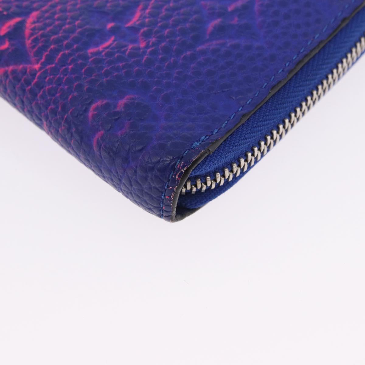 LOUIS VUITTON Taurillon Clemence Illusion Zippy Wallet Vertical Auth 200113V