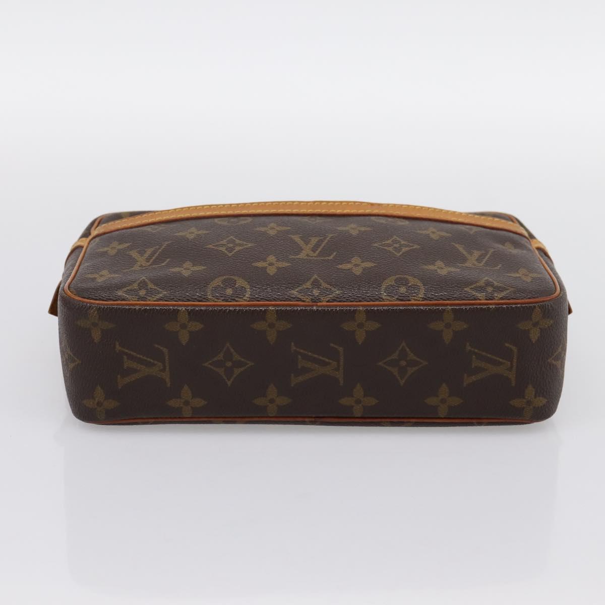 LOUIS VUITTON Monogram Compiegne 23 Clutch Bag M51847 LV Auth 200130
