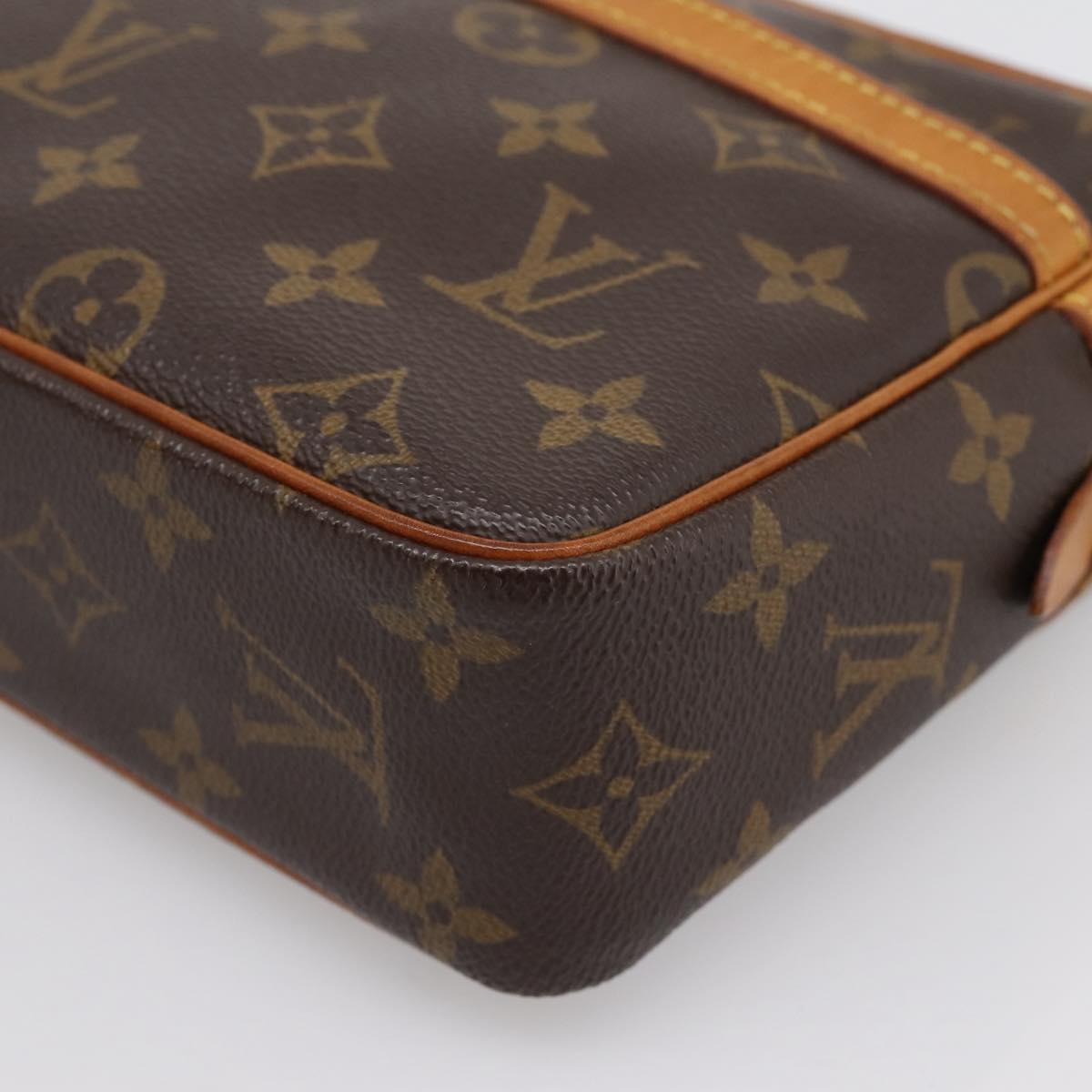 LOUIS VUITTON Monogram Compiegne 23 Clutch Bag M51847 LV Auth 200130
