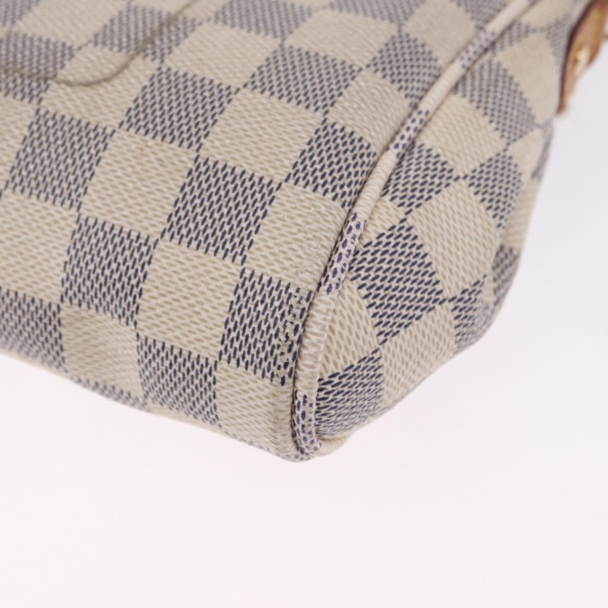 LOUIS VUITTON Damier Azur Favorit MM Shoulder Bag 2way N41275 LV Auth 200133