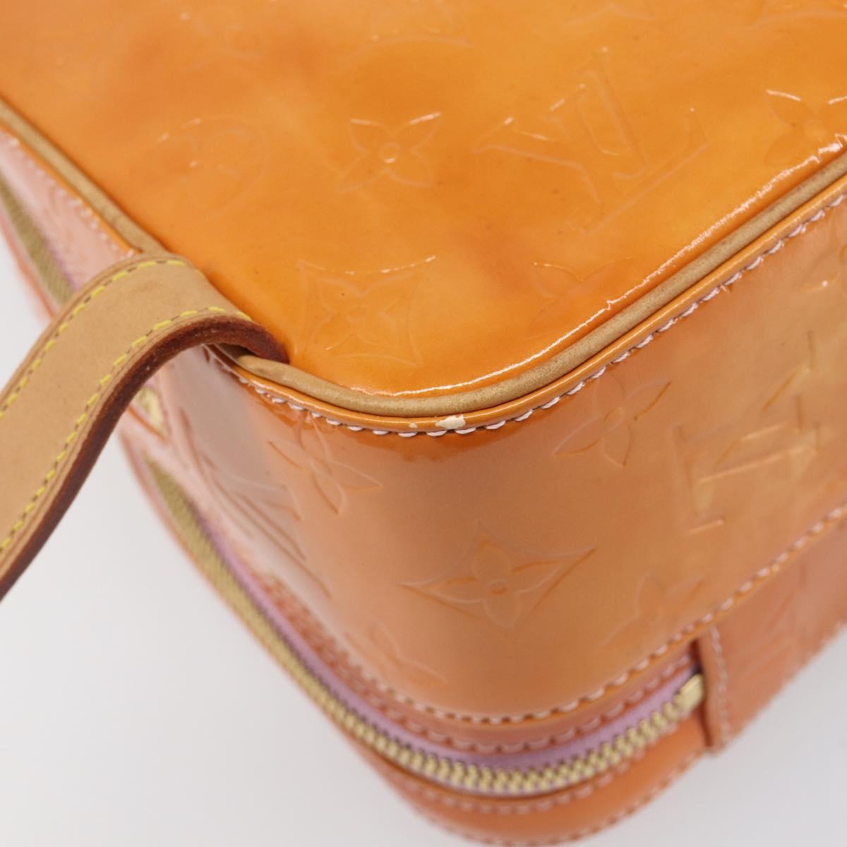 LOUIS VUITTON Monogram Vernis Marley Backpack Pink Rose M91039 LV Auth 200142