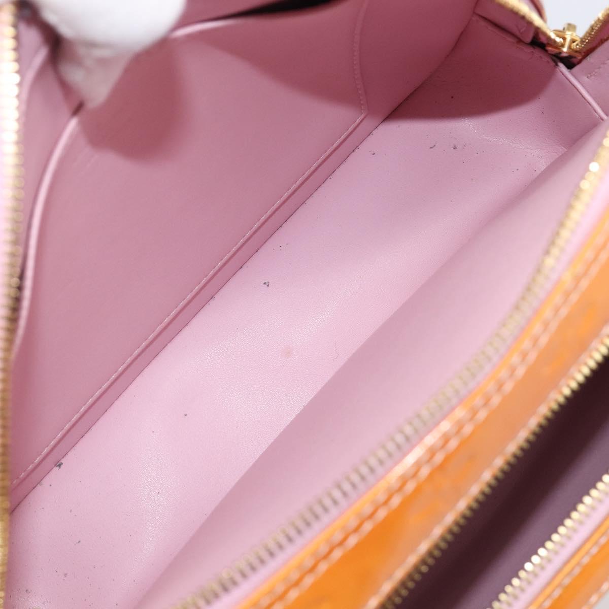 LOUIS VUITTON Monogram Vernis Marley Backpack Pink Rose M91039 LV Auth 200142