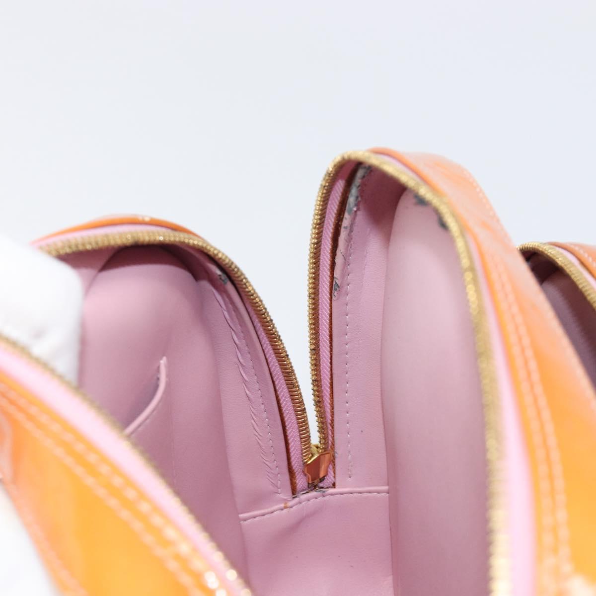 LOUIS VUITTON Monogram Vernis Marley Backpack Pink Rose M91039 LV Auth 200142